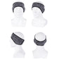Winter Fleece Headband Adjustable Stretchy Ear Warmer Full Cover Sweatband Unisex - Velcro Design