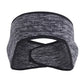 Winter Fleece Headband Adjustable Stretchy Ear Warmer Full Cover Sweatband Unisex - Velcro Design