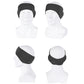 Winter Fleece Headband Adjustable Stretchy Ear Warmer Full Cover Sweatband Unisex - Velcro Design