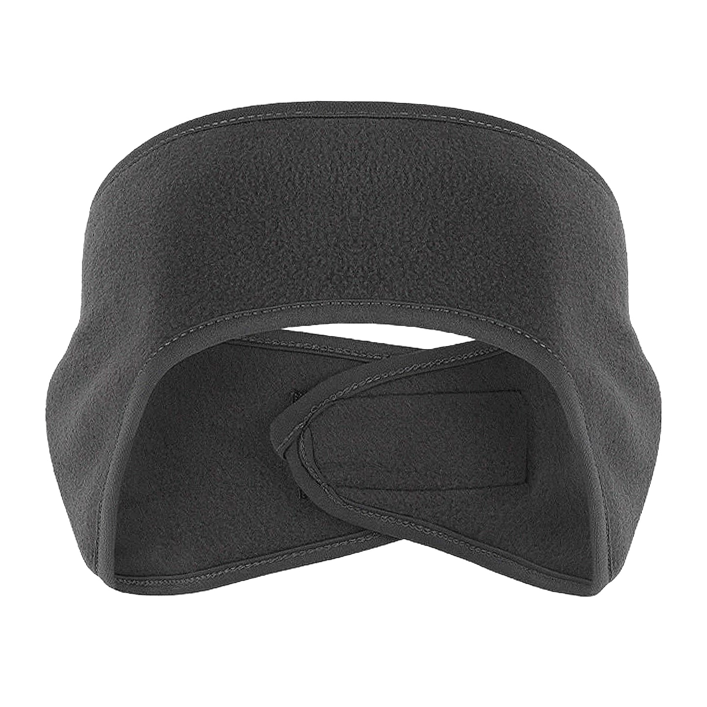 Winter Fleece Headband Adjustable Stretchy Ear Warmer Full Cover Sweatband Unisex - Velcro Design