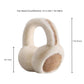 Plush Faux Fur Earmuffs with Foldable Design and Soft Cushioned Ear Pads for Cold Weather Comfort