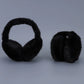 Plush Faux Fur Earmuffs with Foldable Design and Soft Cushioned Ear Pads for Cold Weather Comfort