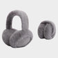 Plush Faux Fur Earmuffs with Foldable Design and Soft Cushioned Ear Pads for Cold Weather Comfort