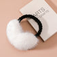 Plush Faux Fur Foldable Earmuffs with Elastic Headband and Cushioned Ear Covers