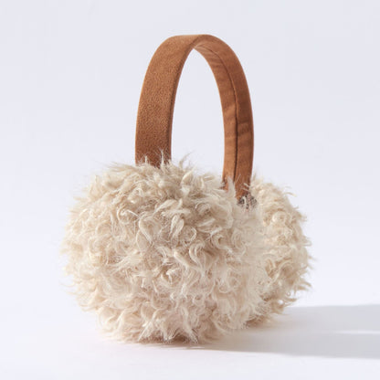 High Pile Faux Shearling Earmuffs with Padded Headband and Plush Cushioned Ear Covers