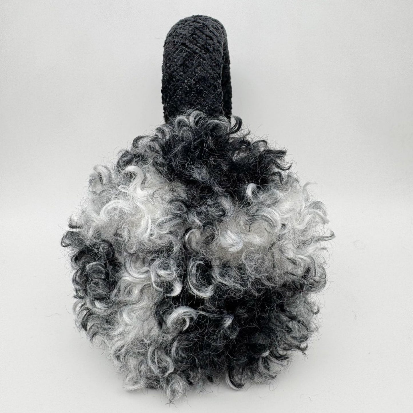High Pile Faux Shearling Foldable Earmuffs with Plush Cushioned Ear Covers and Soft Wrapped Headband