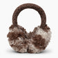 High Pile Faux Shearling Foldable Earmuffs with Plush Cushioned Ear Covers and Soft Wrapped Headband