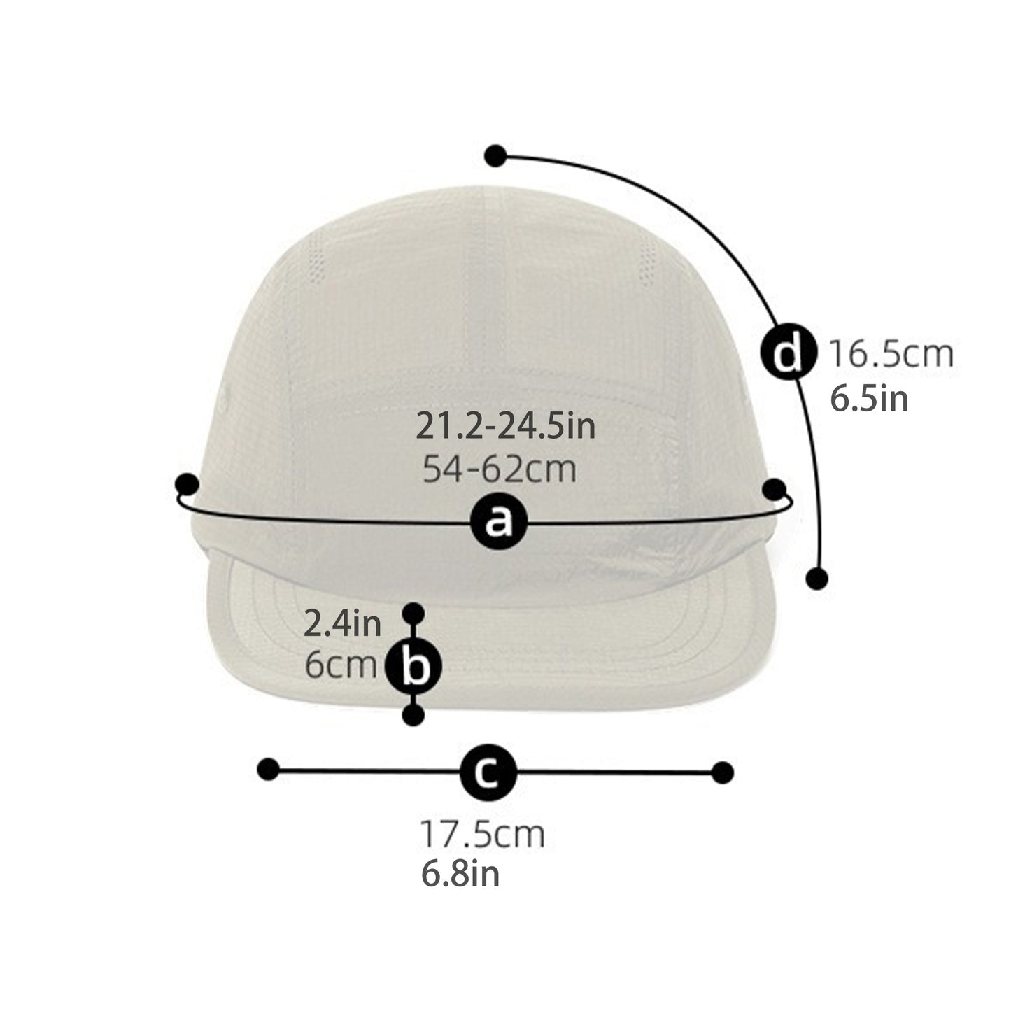 Ultralight Breathable Baseball Cap Quick Dry Design for Outdoor Travel Running Wear