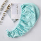 Soft Double Layer Hair Drying Cap with Secure Button Loop Closure
