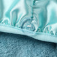Soft Double Layer Hair Drying Cap with Secure Button Loop Closure