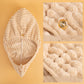 Absorbent Plush Hair Drying Towel Cap with Button Closure for Gentle Drying