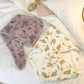 Floral Print Quick Dry Hair Towel Turban Soft Absorbent Microfiber Wrap with Button Closure