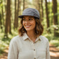 Quick Dry Short Brim Baseball Cap With Sunglasses Holder Lightweight Hat