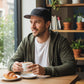 Short Brim Lightweight Mesh Panel Adjustable Five Panel Cap