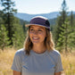 Short Brim Lightweight Mesh Panel Adjustable Five Panel Cap