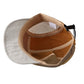 Short Brim Lightweight Mesh Panel Adjustable Five Panel Cap