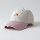 Embroidered Croissant Baseball Cap Adjustable Baseball Hat