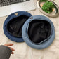 Denim Beret Hat Lightweight Structured Fit Soft Fabric Classic Style
