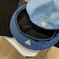 Denim Beret Hat Lightweight Structured Fit Soft Fabric Classic Style