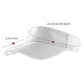 Classic Visor Hat with Curved Brim Lightweight Adjustable Headwear