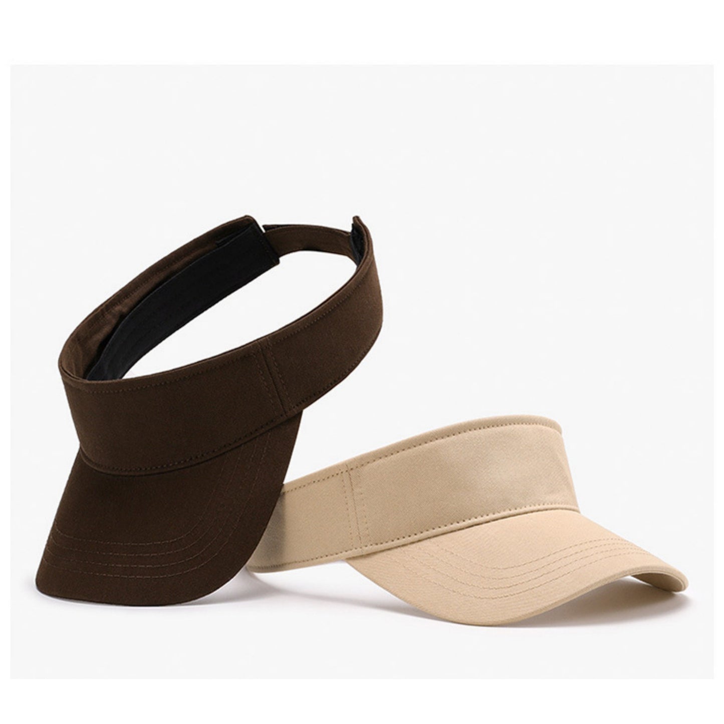 Classic Visor Hat with Curved Brim Lightweight Adjustable Headwear