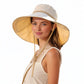 Wide Brim Soft Sun Hat with Tie Strap Lightweight Casual Headwear