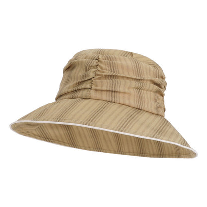 Soft Bucket Hat with Wide Brim Lightweight Fabric Relaxed Fit Casual Headwear