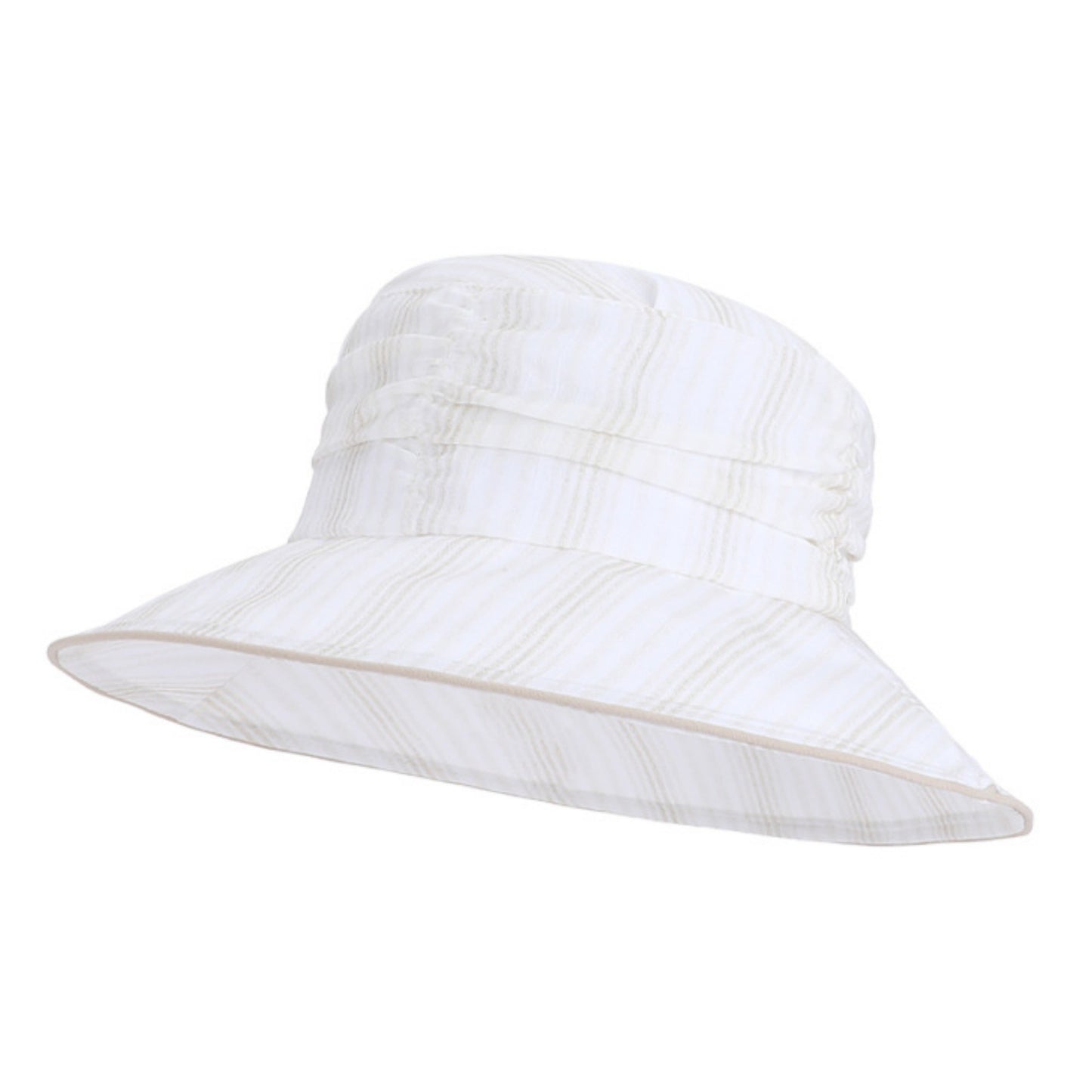 Soft Bucket Hat with Wide Brim Lightweight Fabric Relaxed Fit Casual Headwear