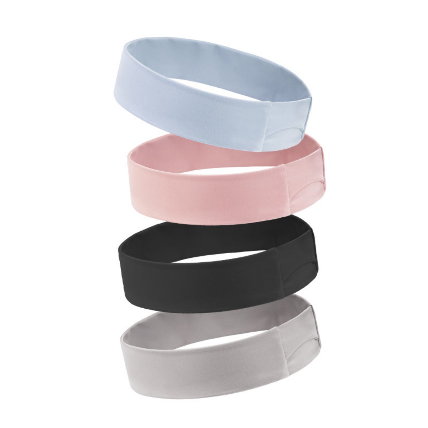 Wide Stretch Sports Headband Soft Elastic Fabric Comfortable Secure Fit Hair Accessory