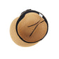 Woven Straw Visor Hat with Bow Detail Breathable Lightweight