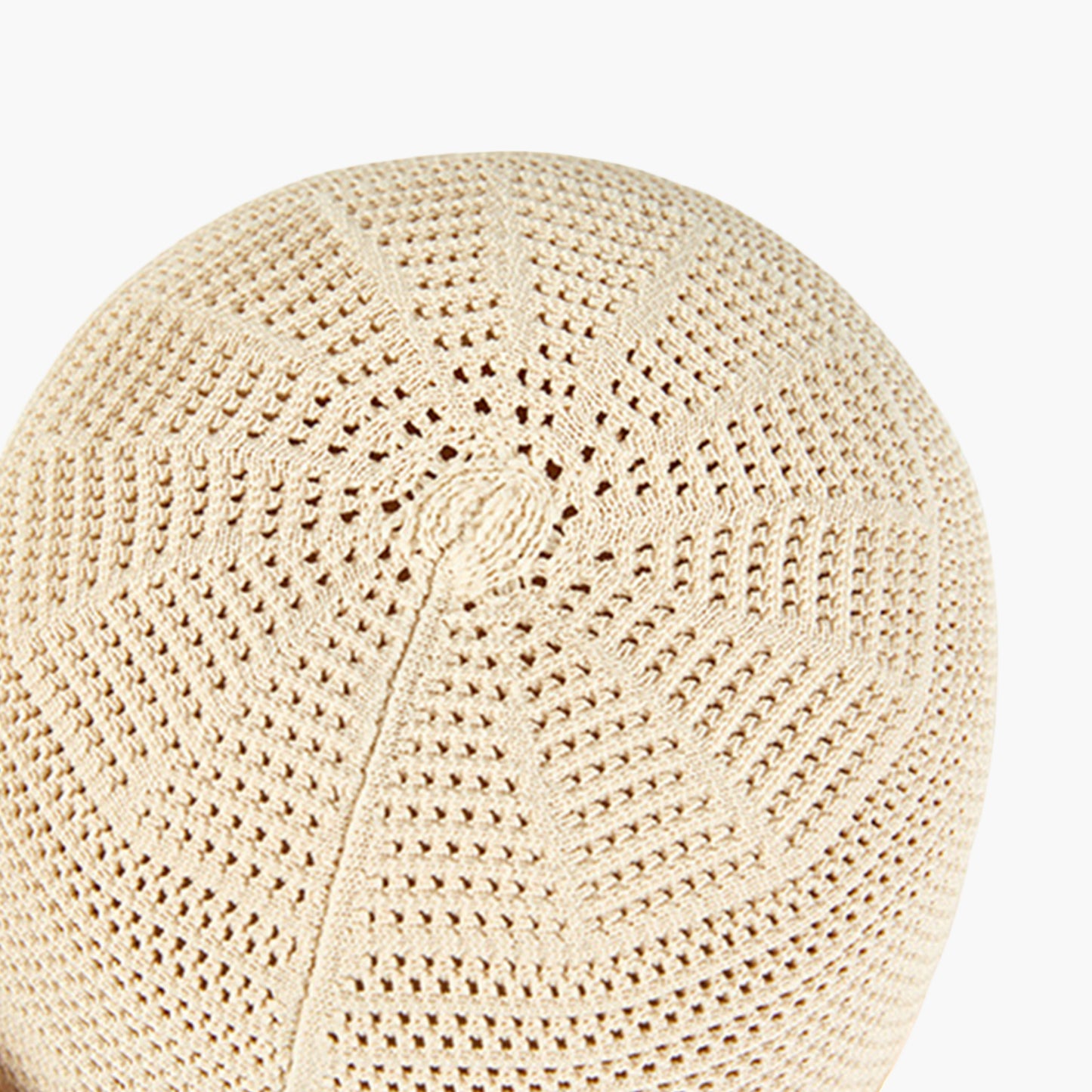 Wide Brim Sun Hat with Breathable Weave and Bow Detail
