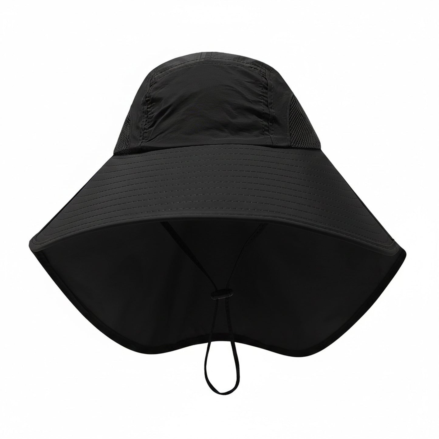 Wide Brim Sun Hat with Neck Flap UV Protection Lightweight Breathable Outdoor Hat