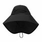 Wide Brim Sun Hat with Neck Flap UV Protection Lightweight Breathable Outdoor Hat