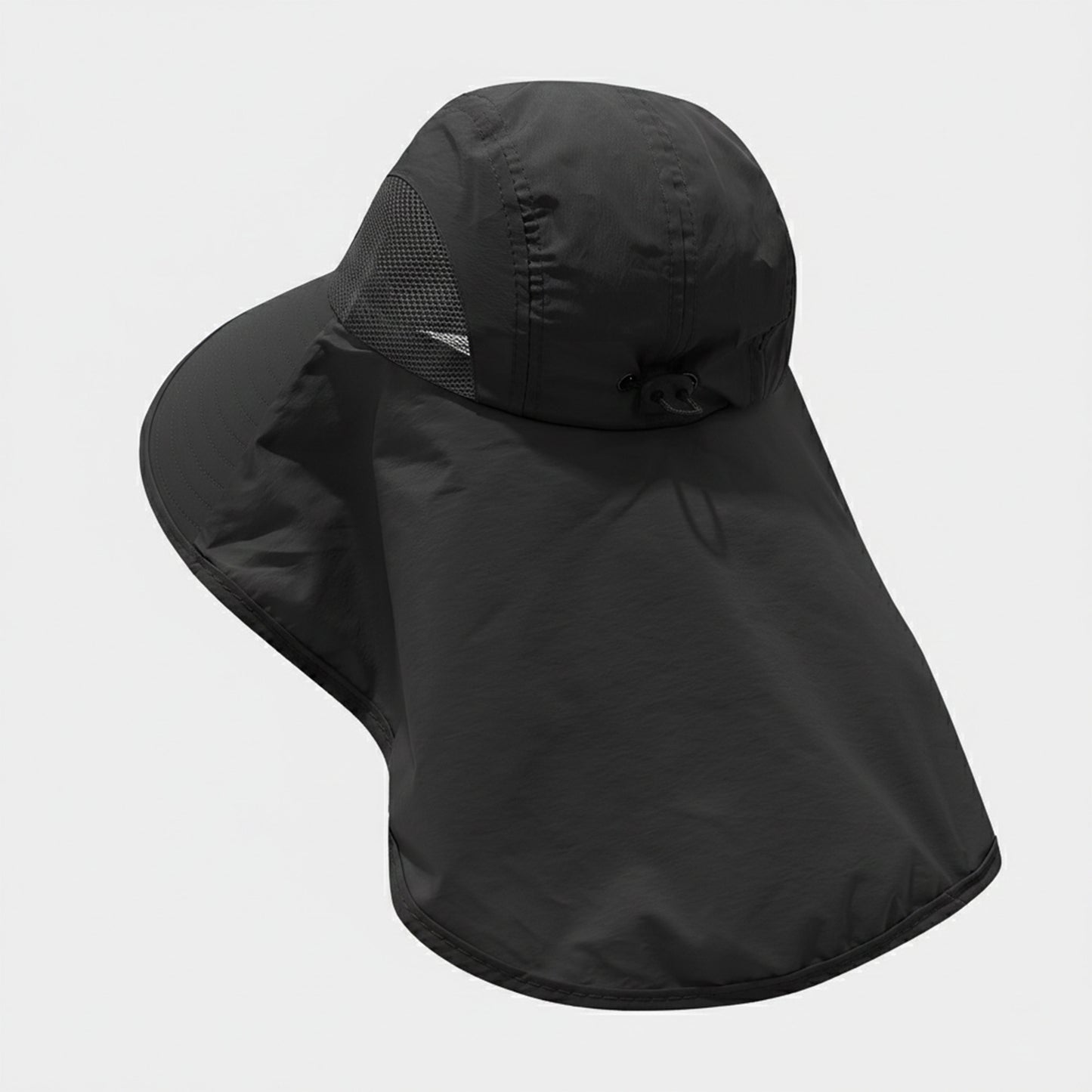 Wide Brim Sun Hat with Neck Flap UV Protection Lightweight Breathable Outdoor Hat