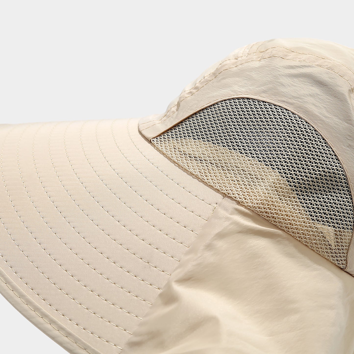 Wide Brim Sun Hat with Neck Flap UV Protection Lightweight Breathable Outdoor Hat