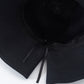 Wide Brim Straw Sun Hat with Oversized Bow Detail and Adjustable Inner Band