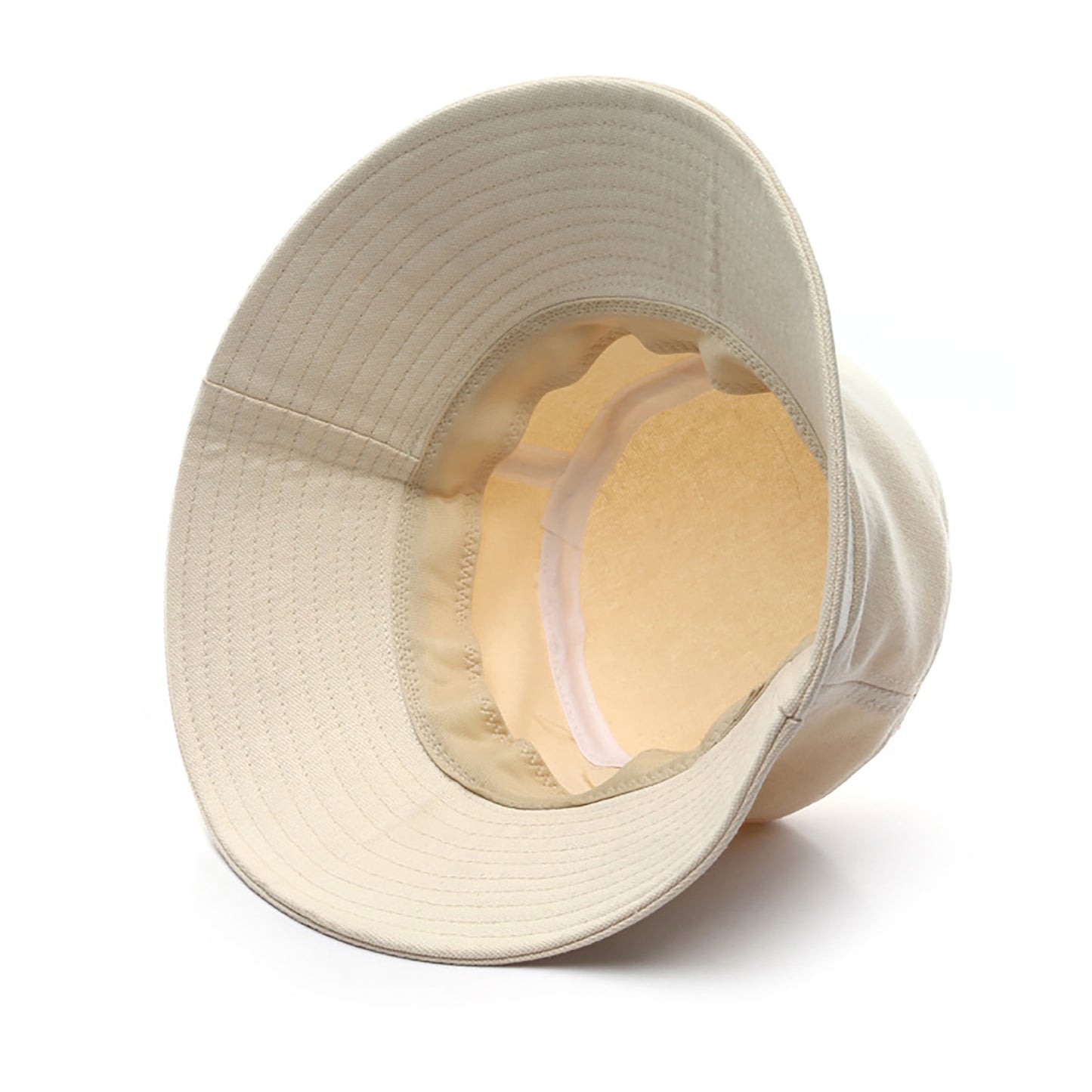 Cotton Bucket Hat with Embroidered Giraffe Casual Sun Hat