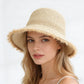 Packable Straw Sun Hat Breathable Summer Beach Travel Hat
