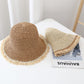 Packable Straw Sun Hat Breathable Summer Beach Travel Hat