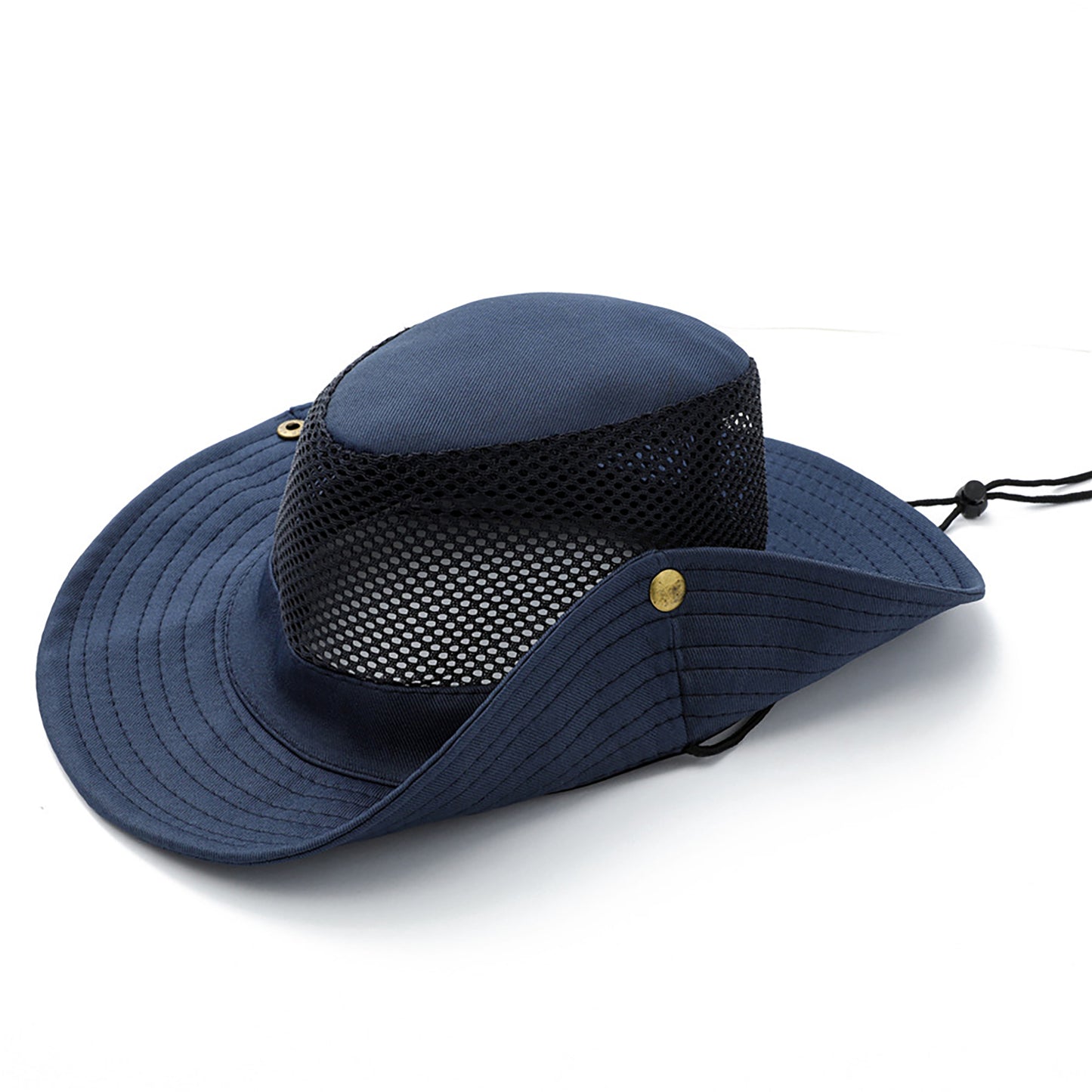 Wide Brim Mesh Sun Hat Lightweight Breathable Outdoor Fishing Hiking Safari Hat