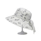 Wide Brim Feather Print Sun Hat Summer Outdoor Travel Hat