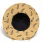Wide Brim Feather Print Sun Hat Summer Outdoor Travel Hat