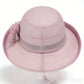 Wide Brim Mesh Sun Hat Elegant Flower Accent Summer Garden Party Hat