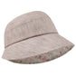 Wide Brim Summer Sun Hat Lightweight Linen Style Bucket Hat