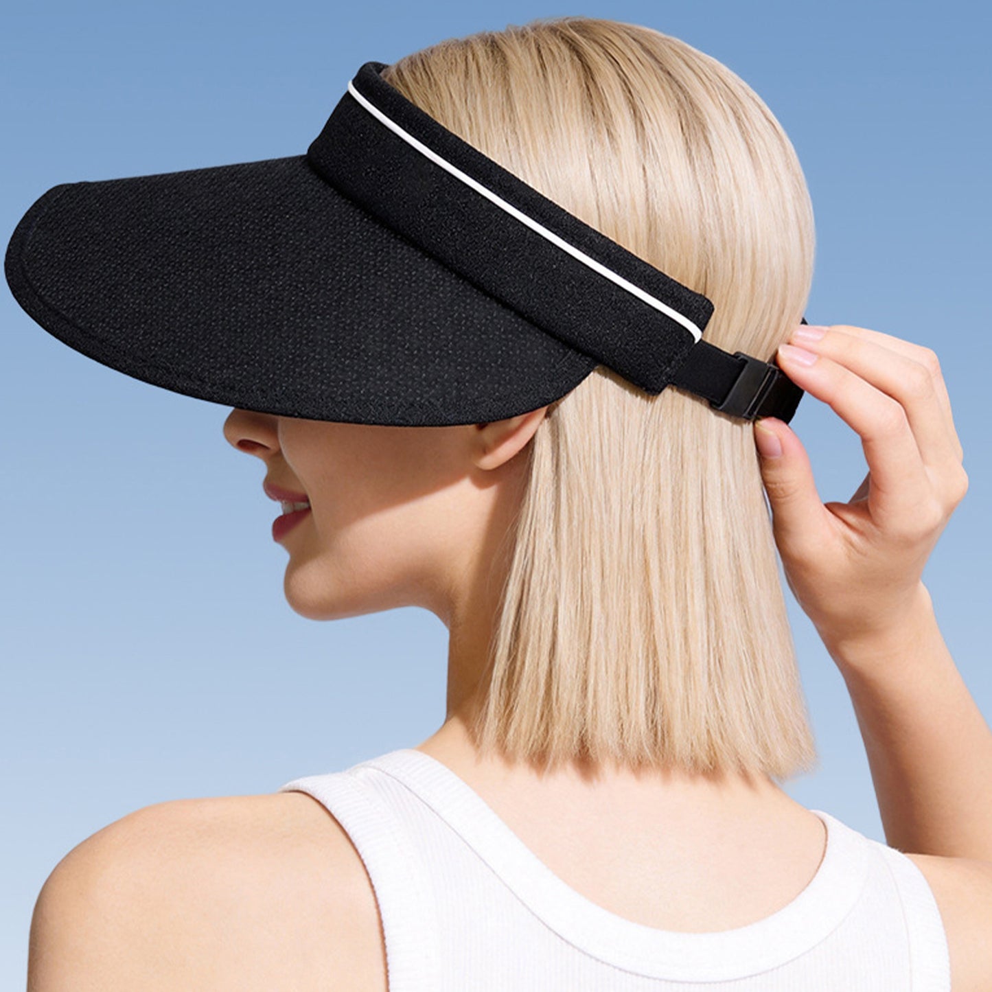 Sun Visor Hat Lightweight Foldable Outdoor Beach Travel Sun Hat