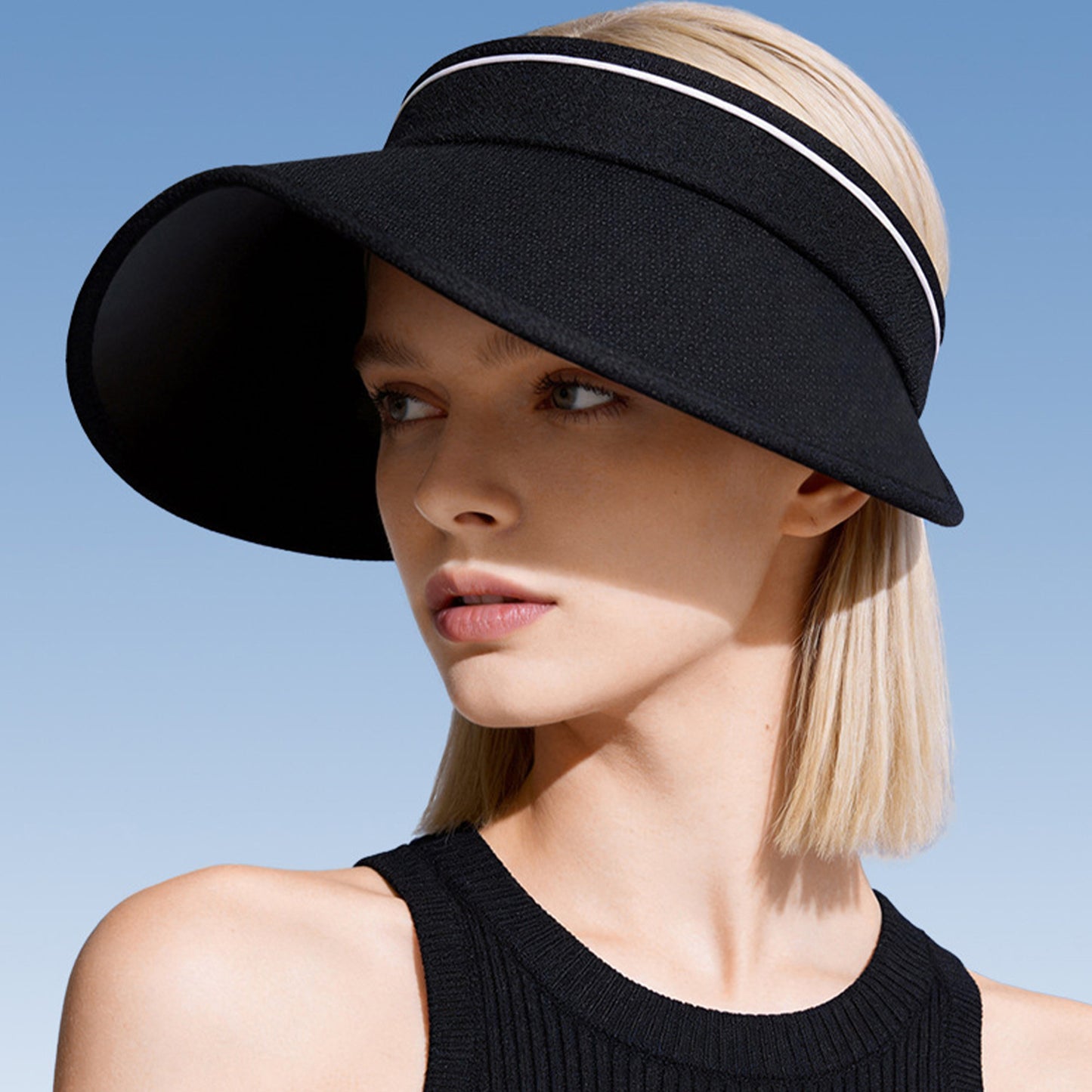 Sun Visor Hat Lightweight Foldable Outdoor Beach Travel Sun Hat