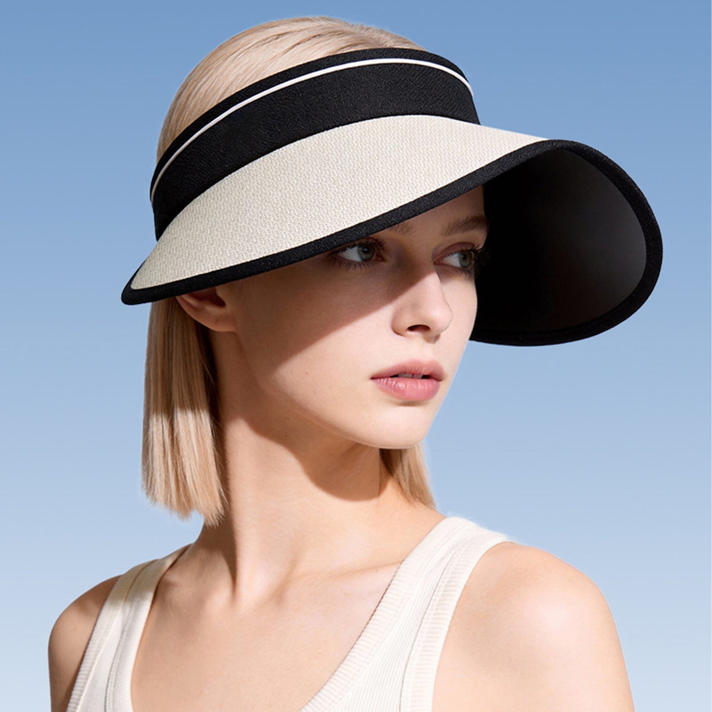 Sun Visor Hat Lightweight Foldable Outdoor Beach Travel Sun Hat