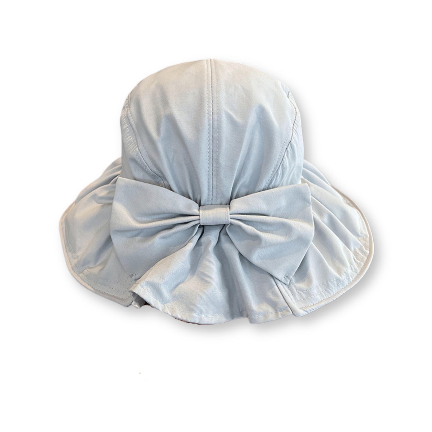 Sun Hat with Large Bow Lightweight Summer Bucket Hat Outdoor Travel Hat