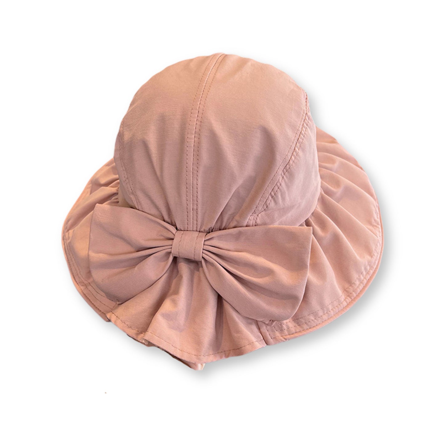 Sun Hat with Large Bow Lightweight Summer Bucket Hat Outdoor Travel Hat