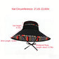 Reversible Wide Brim Sun Hat with Chin Tie Large Floppy Brim Packable Summer Beach Hat